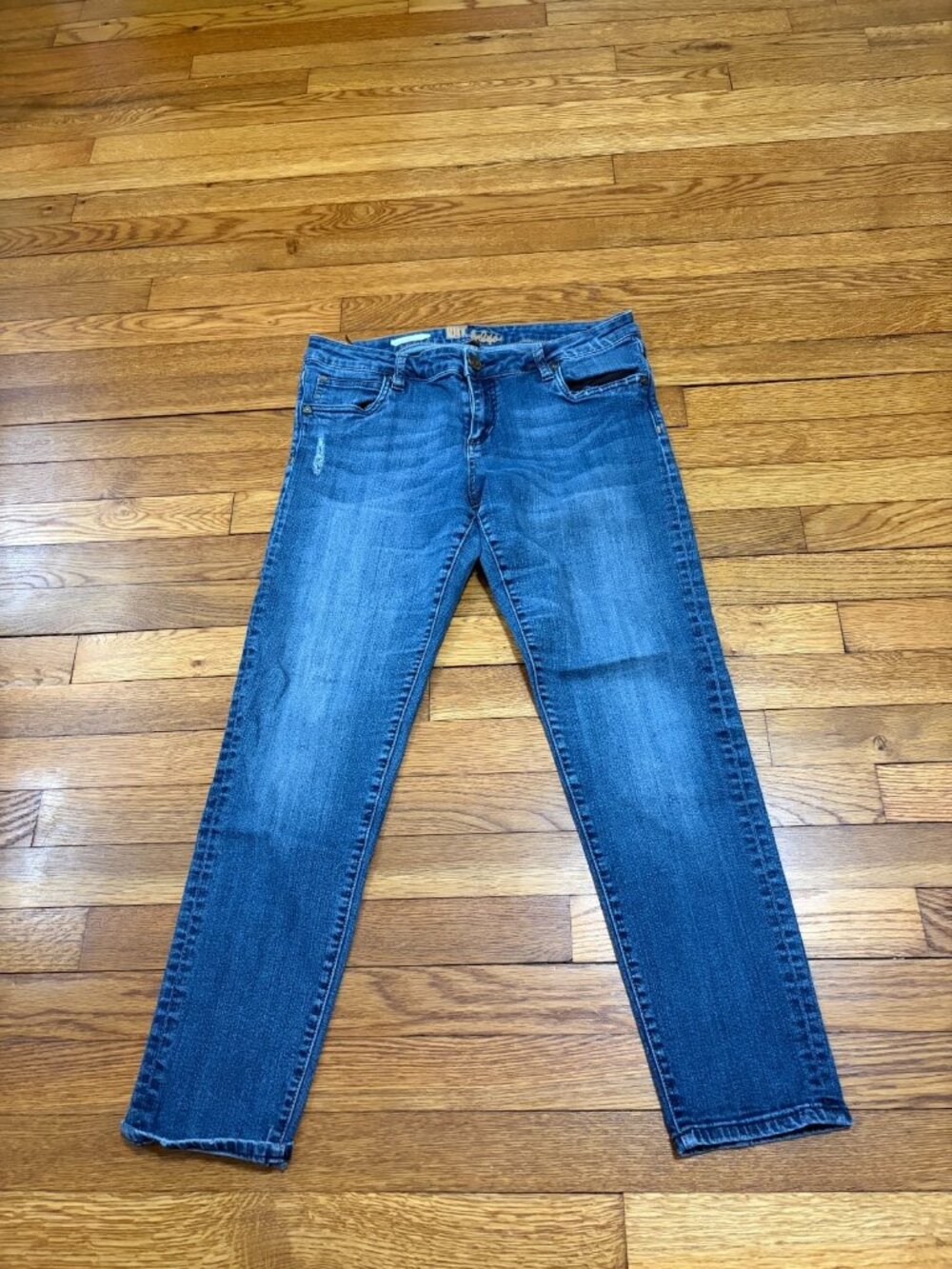 Kut From The Kloth Womens Katy Boyfriend Jeans Size 6 Blue Stretch Denim Pants